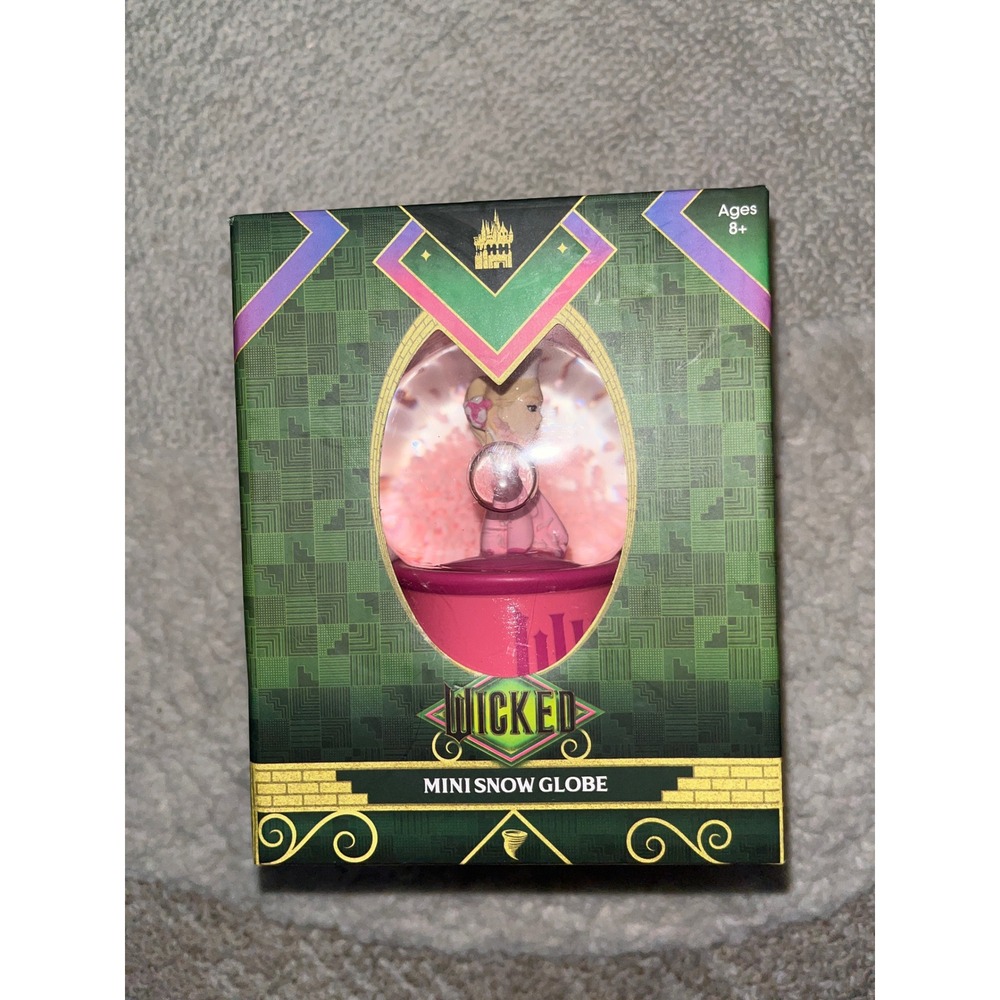Wicked Movie Glinda Mini Snow Globe Surreal Entertainment Pink Glinda the Good